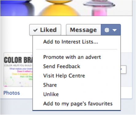 Social Proofing Facebook Interest List